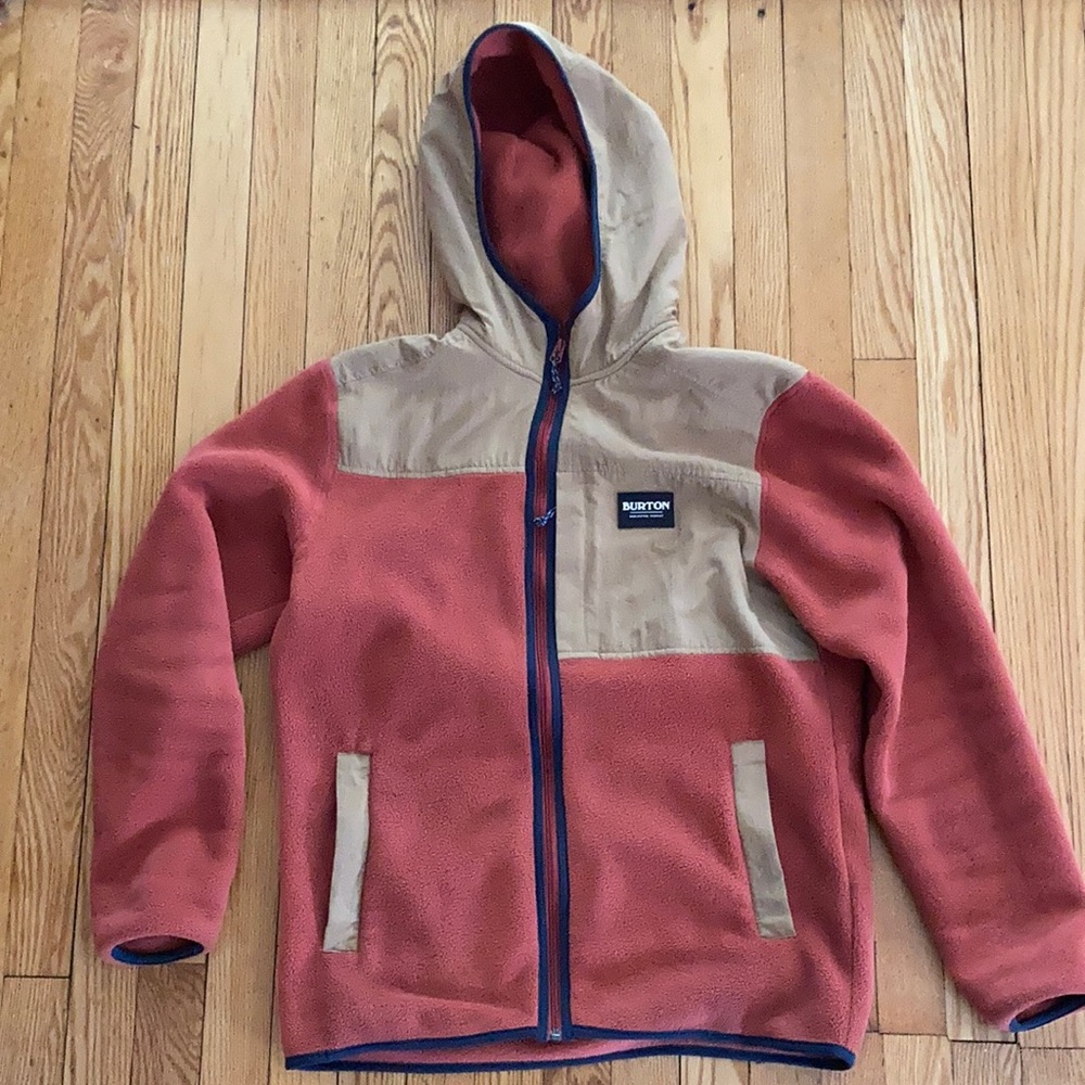 Burton Hooded Fleece Jacket - Small